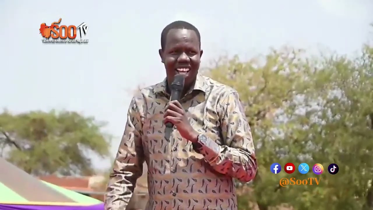 Mogotio MP Rueben Kiborek' speech at Matutu, Kibwezi-West Constituency 