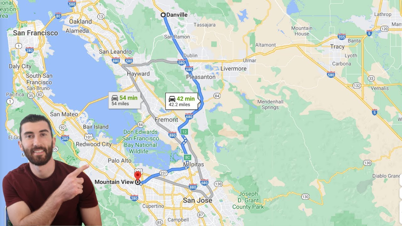How long is the commute from the Tri-Valley to Silicon Valley?