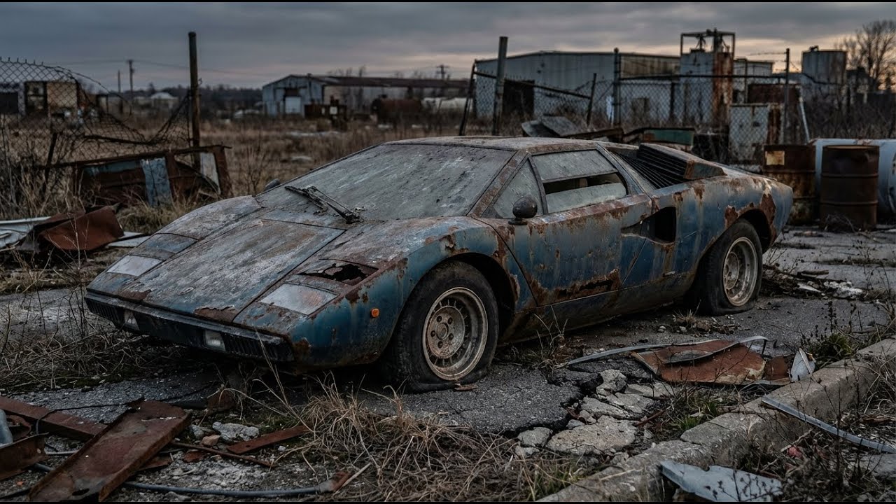 ASMR Car Restoration! Full Rebuild of Abandoned 1976 Lamborghini Countach LP400