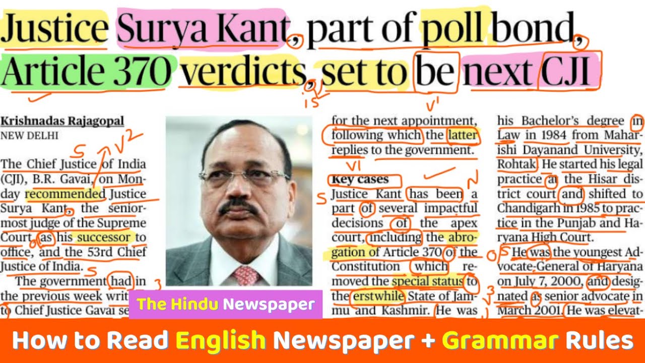 The Hindu Analysis Today | English Through Newspaper | Learn English Reading Practice