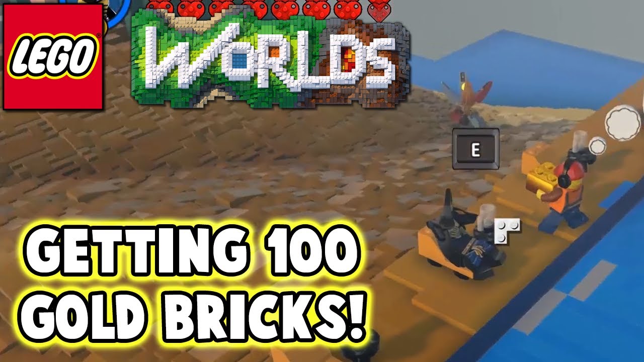 LEGO Worlds: Getting 100 Gold Bricks! | #28