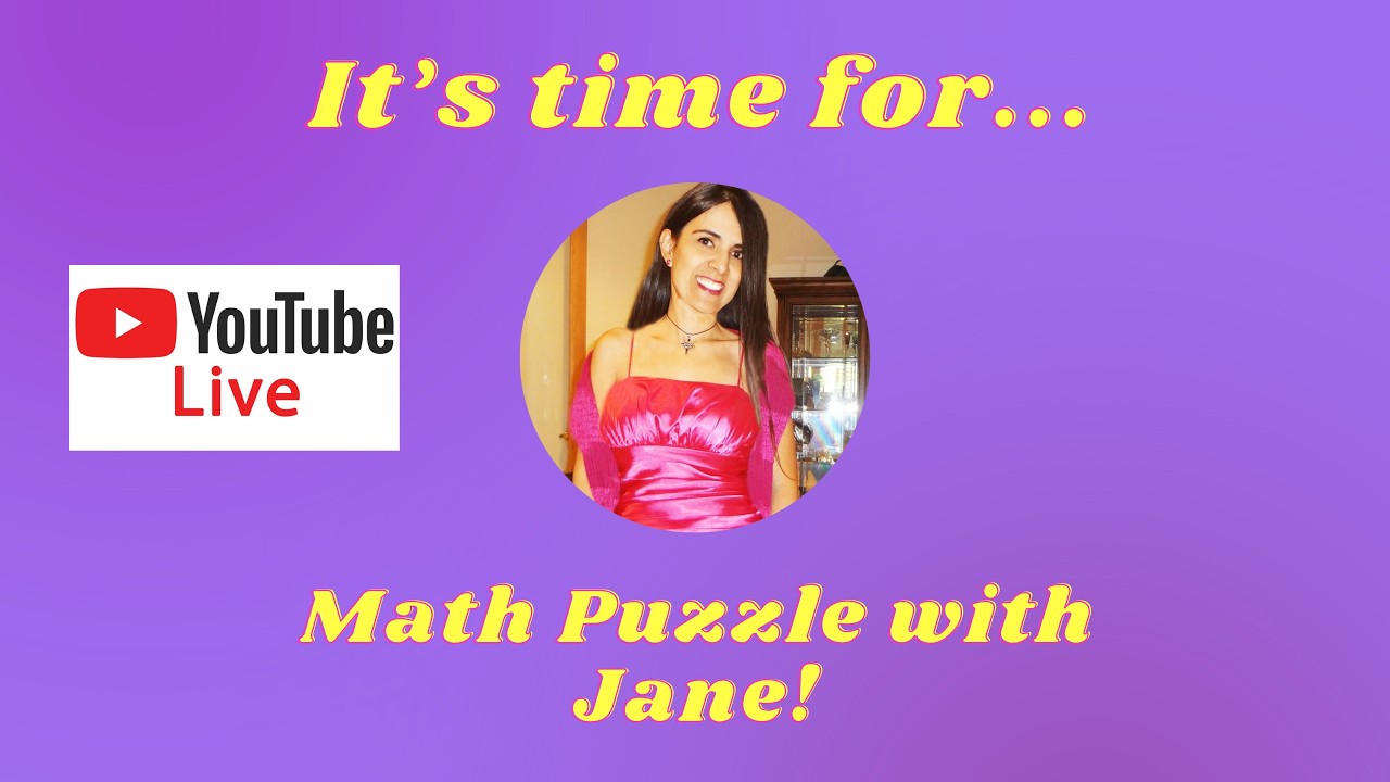 Math Logic Live Stream. Let's have some Math Fun!
