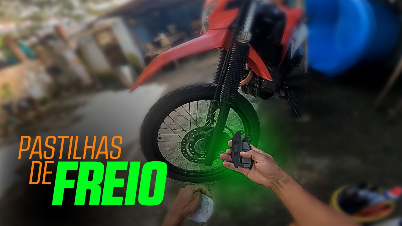 TROCA DAS PASTILHAS FREIO DIANTEIRAS TORNADO 300L