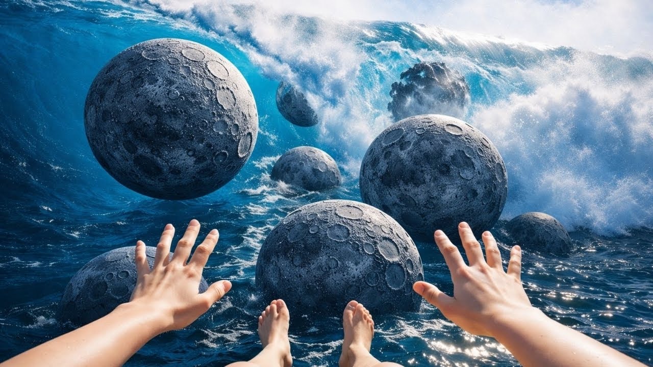 GIANT Planet Wave in the Ocean (Solar System ASMR) 🌊🪐 | Ultra Satisfying POV