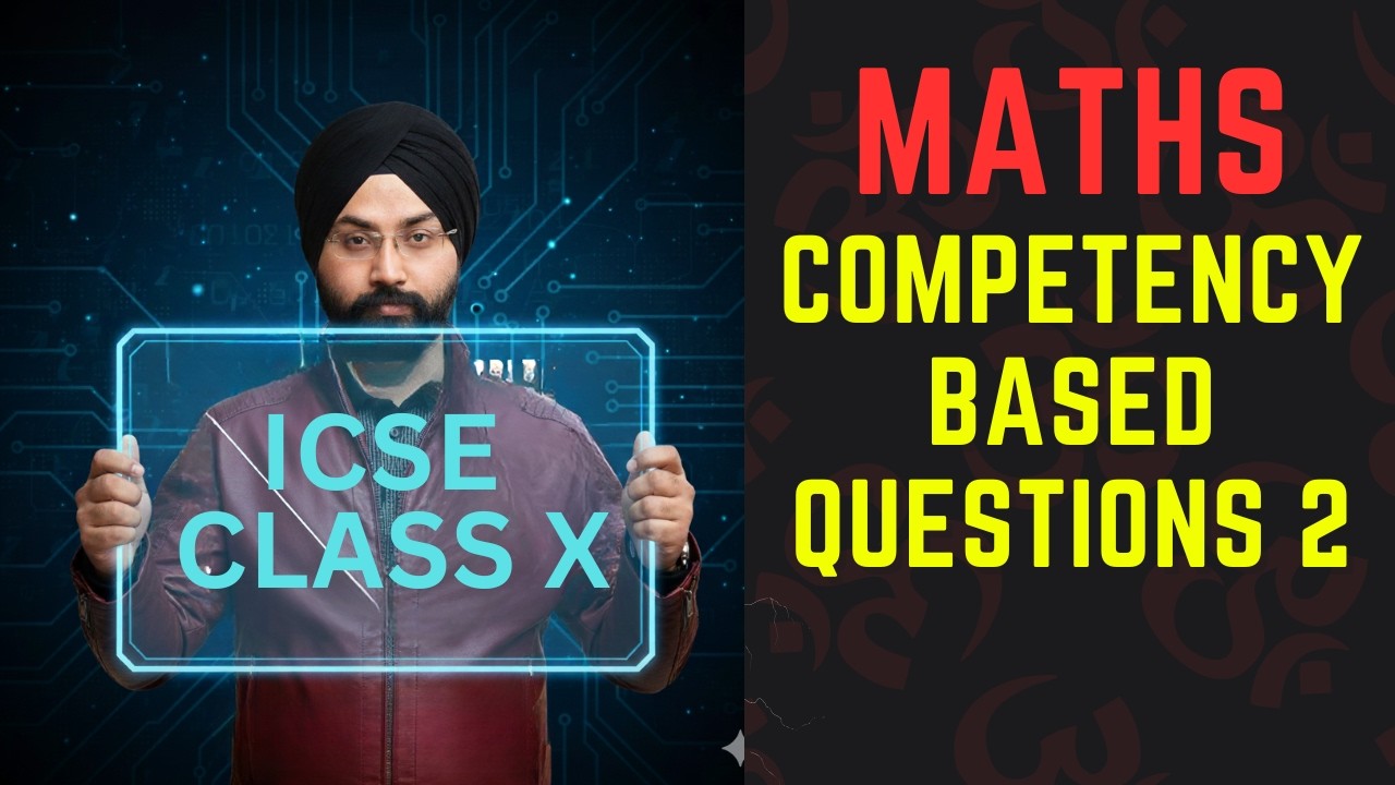 Competency based Maths Questions - 2  #preboard2025 #edutopper #icse10th #edutopper