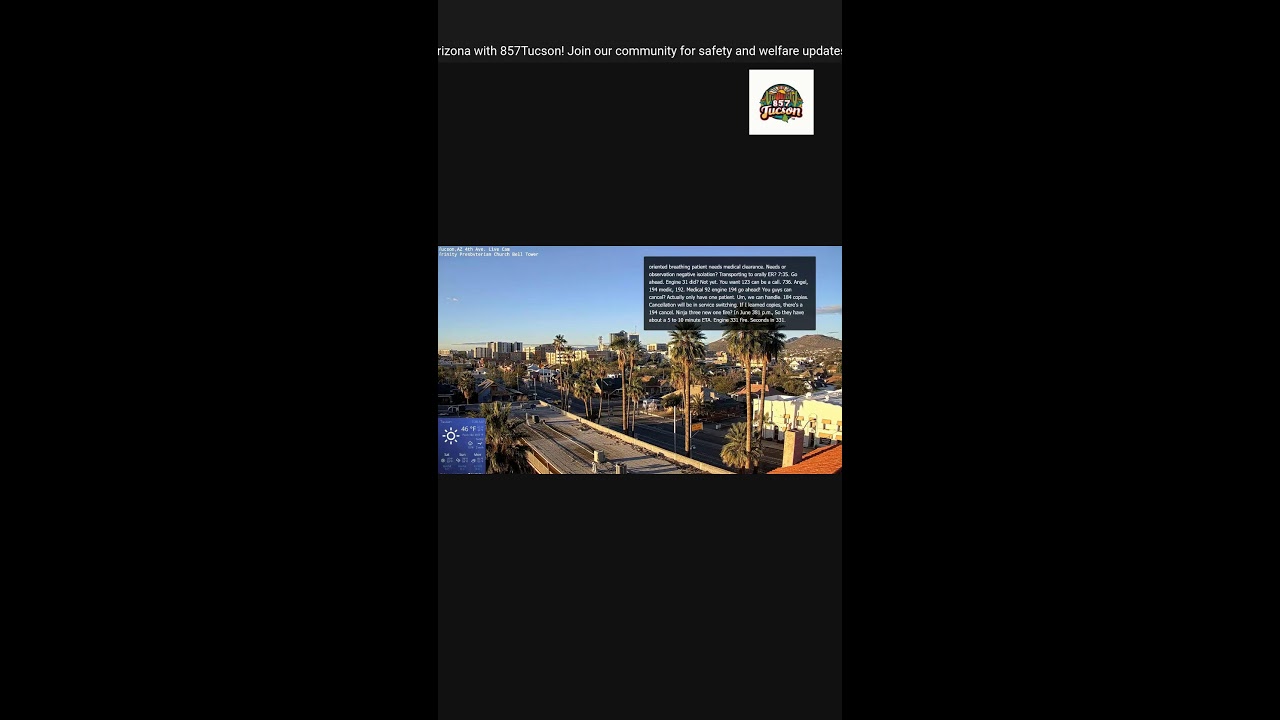 Live Scanner from Pima County Sheriff & Tucson Police Dispatch - Find Nancy Guthrie !!! 📱