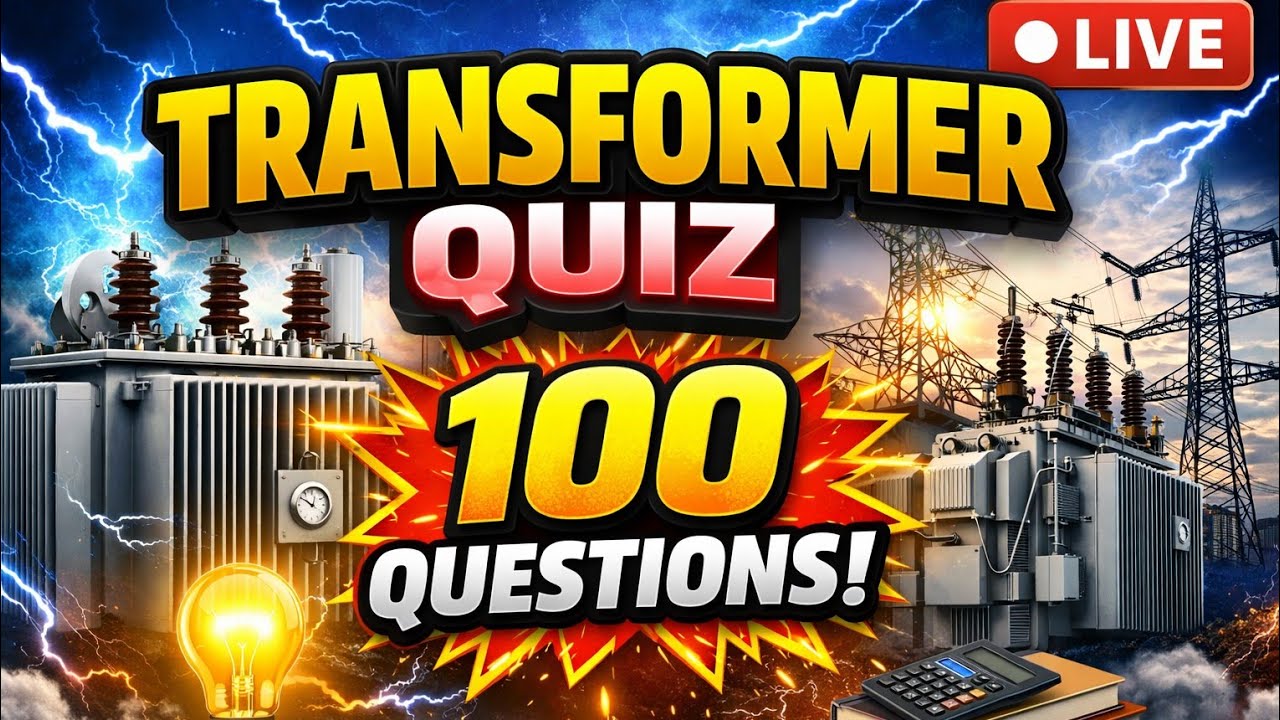 🔌 Transformer Quiz – किती questions बरोबर येतील?#electrical#wiringworld