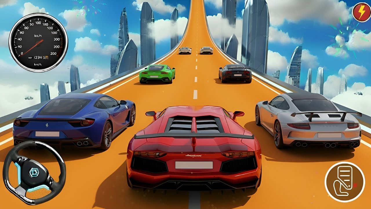 Insane Mega Ramp Stunts - Car Stunt Master Game  | Impossible Tracks | Car Racing Gameplay 2025