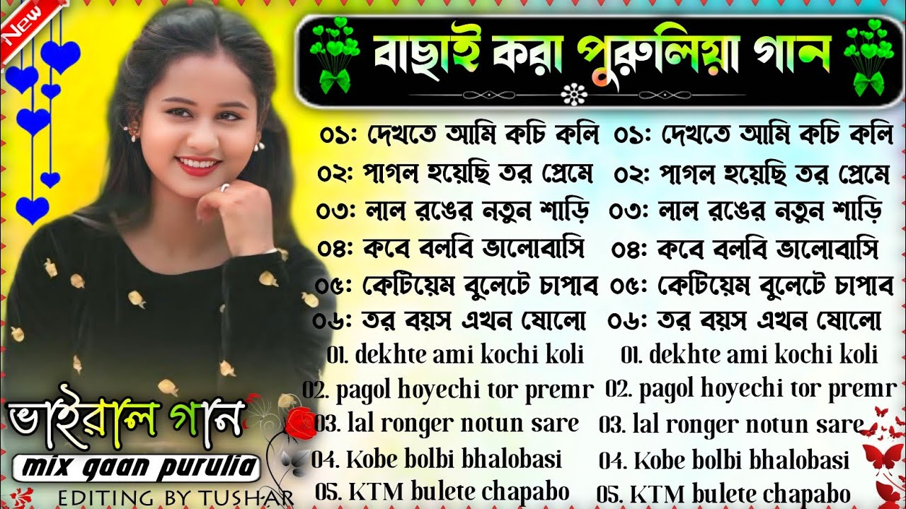 বাছাই করা পুরুলিয়া গান || Purulia Romantic Song Nonstop || Purulia Nacher Gaan Nonstop #purulialgan