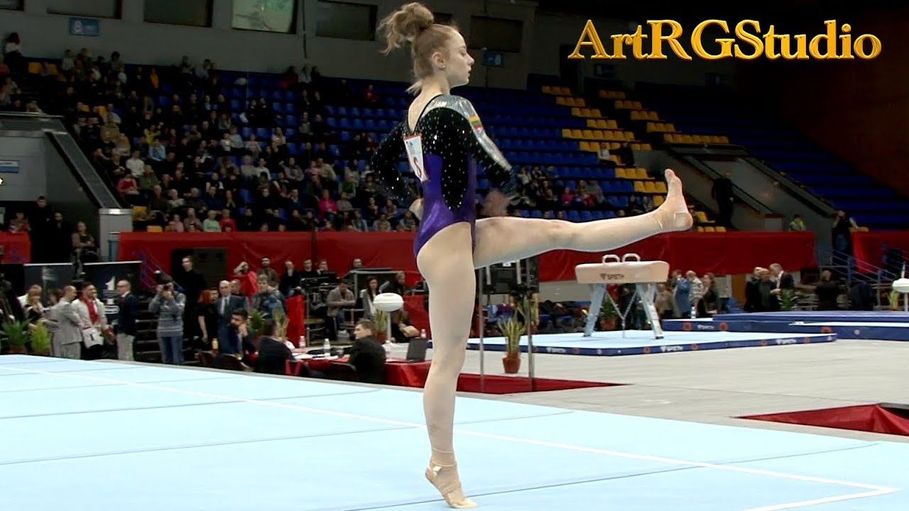 Egle STALINKEVICIUTE (LTU) FX AA Junior - Ukraine International Cup 2018