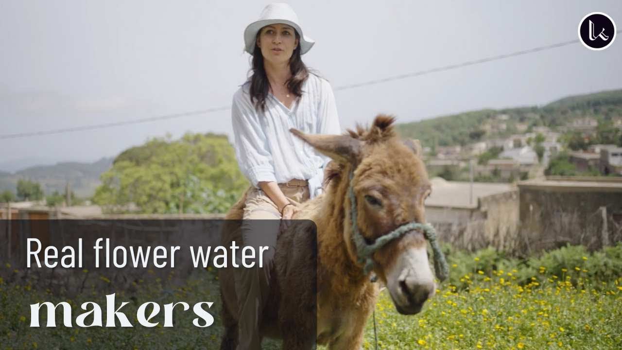 Making of the geranium water by Katari Beauty artisans in Tunisia