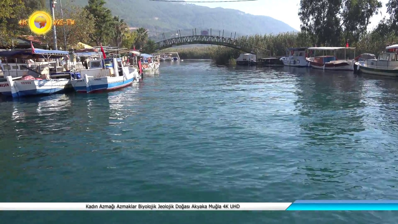 Kadın Azmağı Azmaklar Biyolojik Jeolojik Doğası Akyaka Muğla 4K UHD