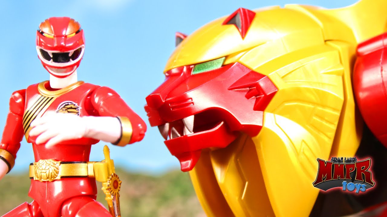 Power Rangers Wild Force Red Lion EPIC Pegasus Megazord! (Gaoranger SMP Gaorion)