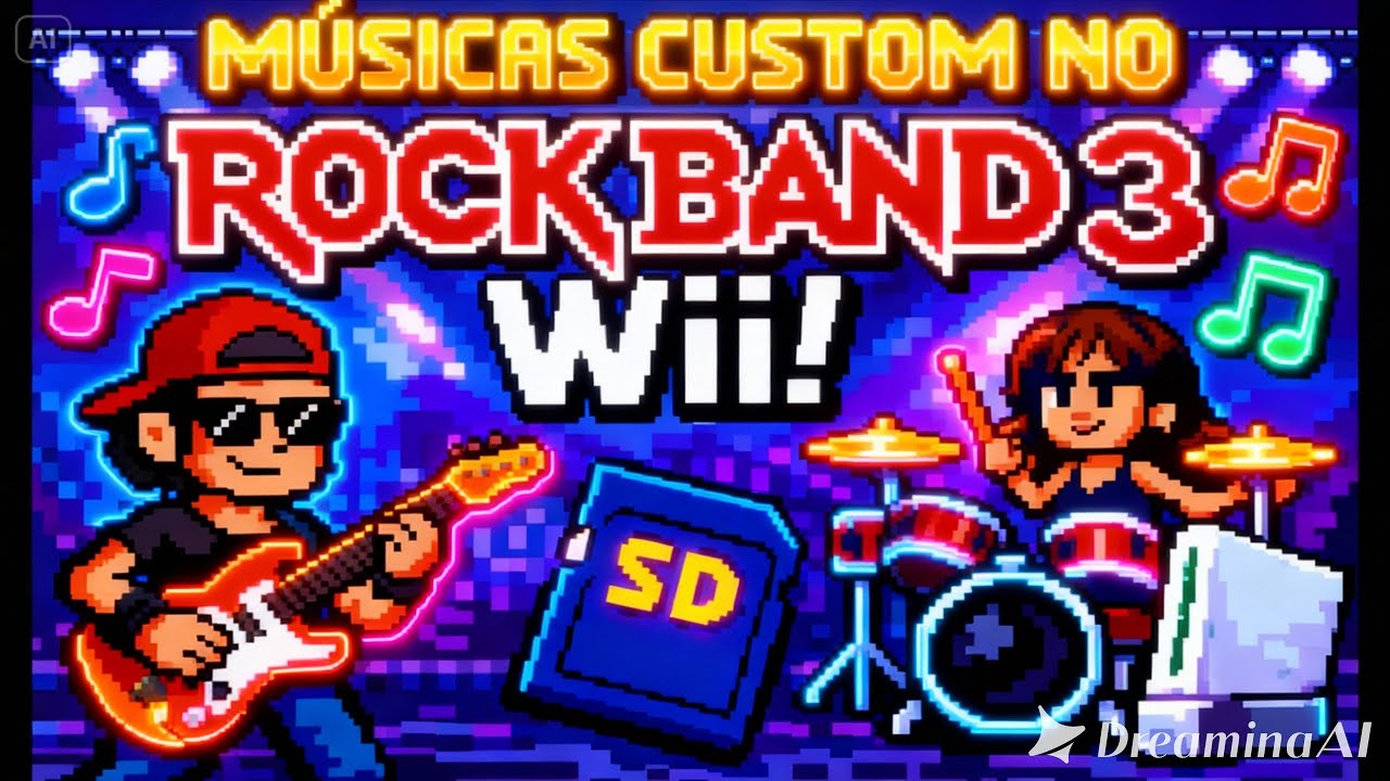 Como Instalar Músicas Customizadas no Rock Band 3 Wii | Tutorial Completo 2026