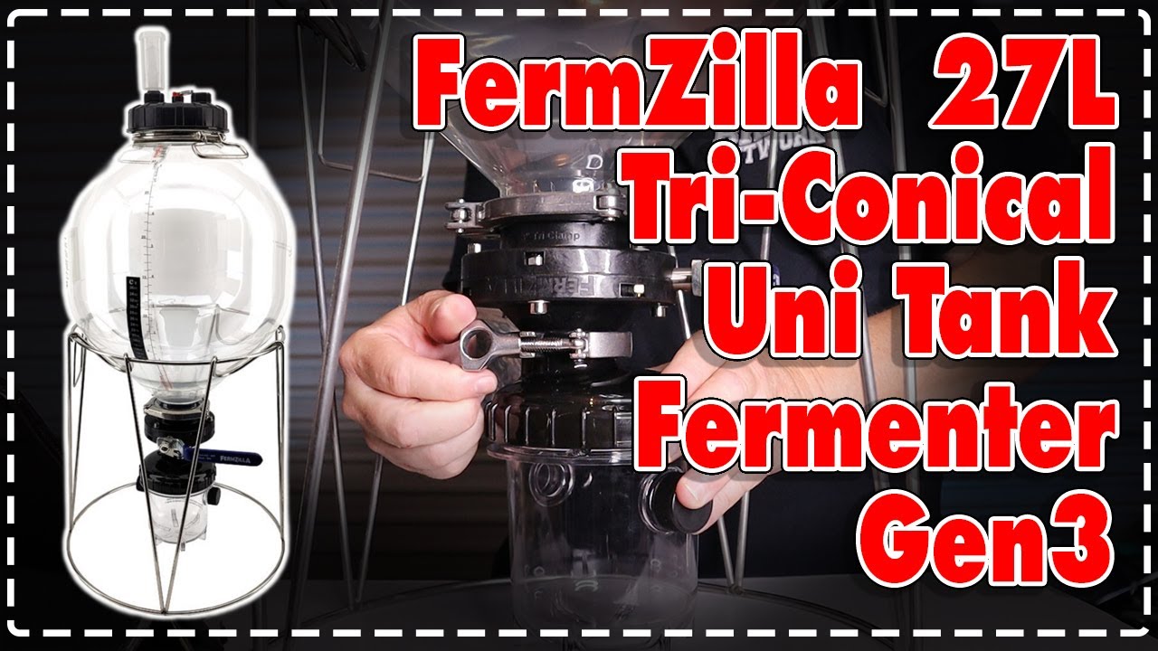 Fermzilla Gen 3 2022 — НОВИНКА — Tri-Clamp Conicals — Kegland