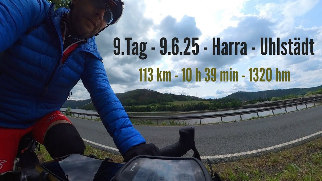 9.Tag - 9.6.25 - Harra nach Uhlstädt Saale -  Deutschlandtour- Gravelbike - Rispe - Andreas Freimann