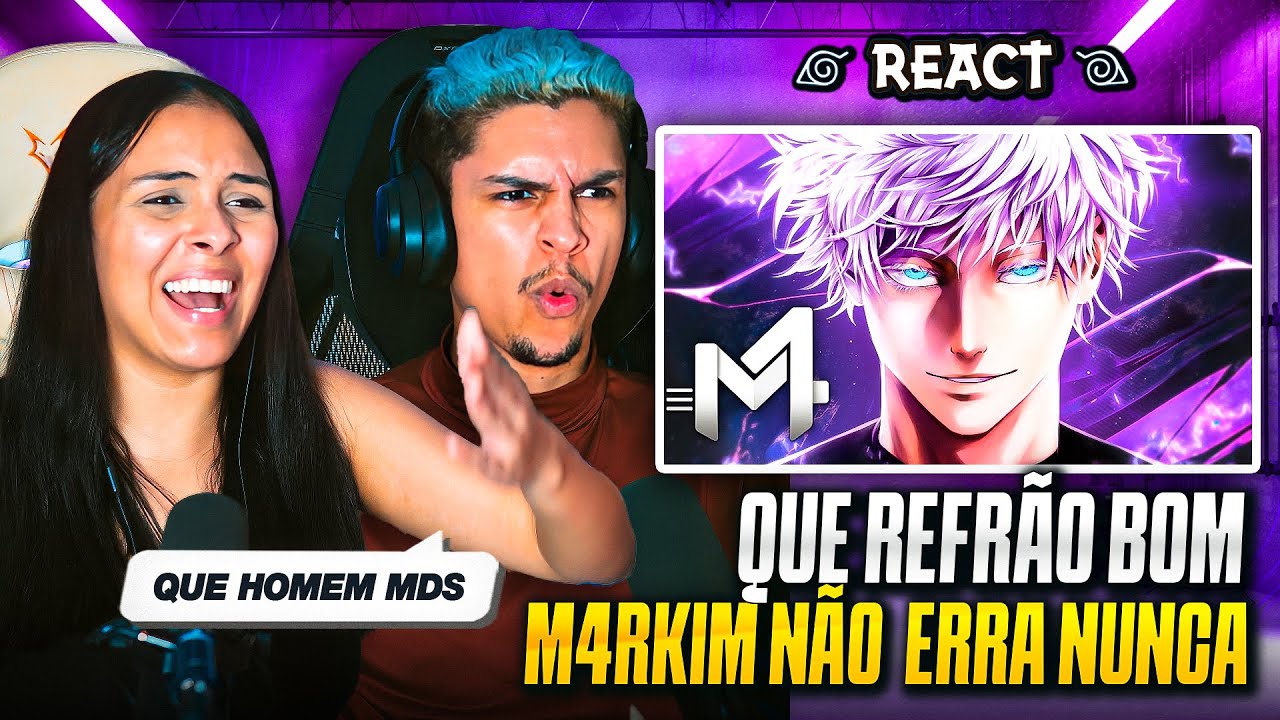 M4RKIM - Satoru Gojo (Jujutsu Kaisen) - INFINITØ | [Casal Jounin React] 🔥