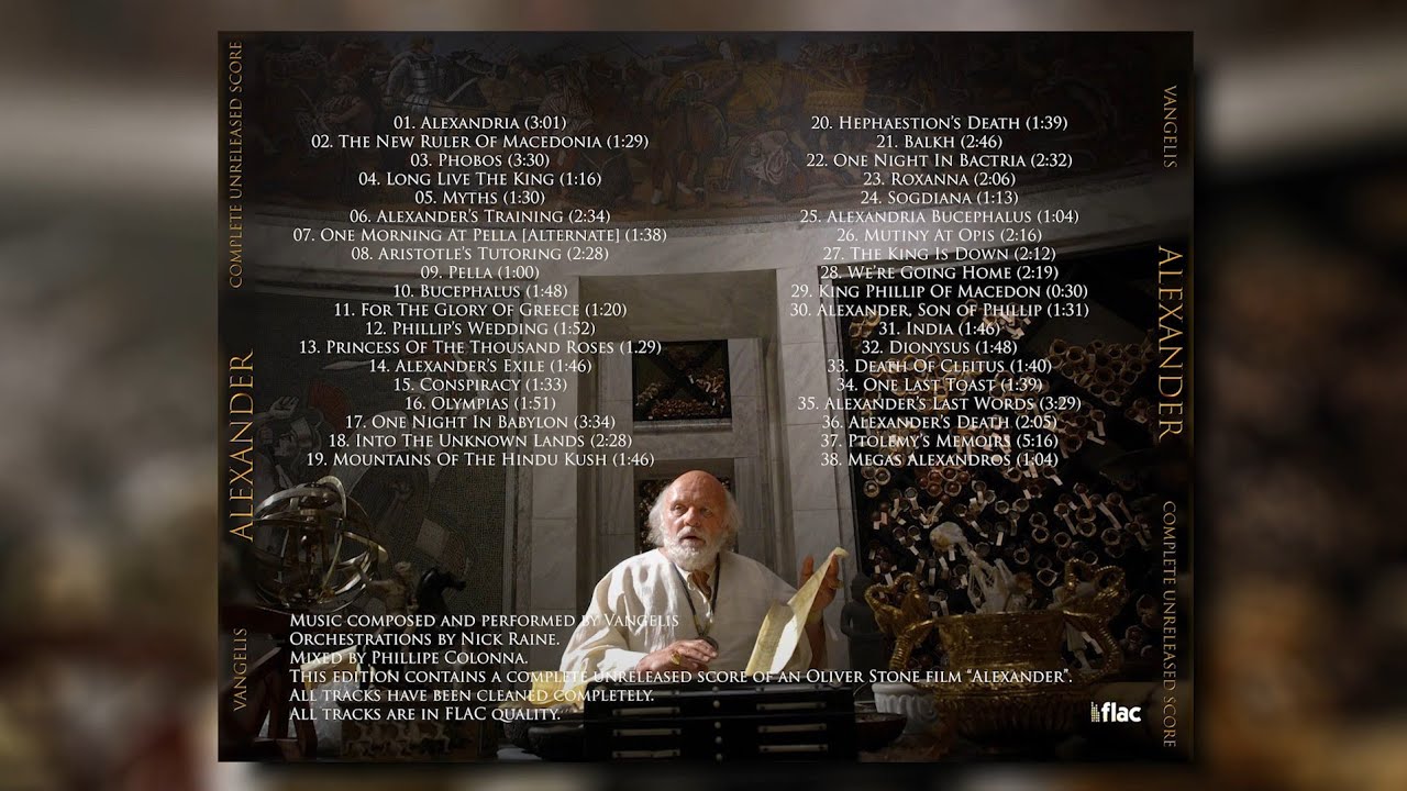Vangelis - Alexander: Complete Unreleased Score (CLEAN EDITION)