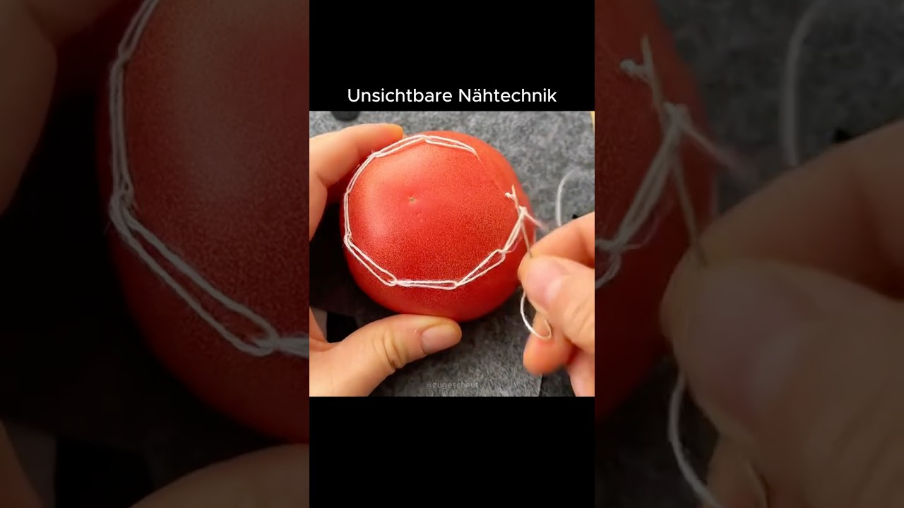 Unsichtbare N&auml;htechnik 🪡🧵#sewing  #skills  #wissen