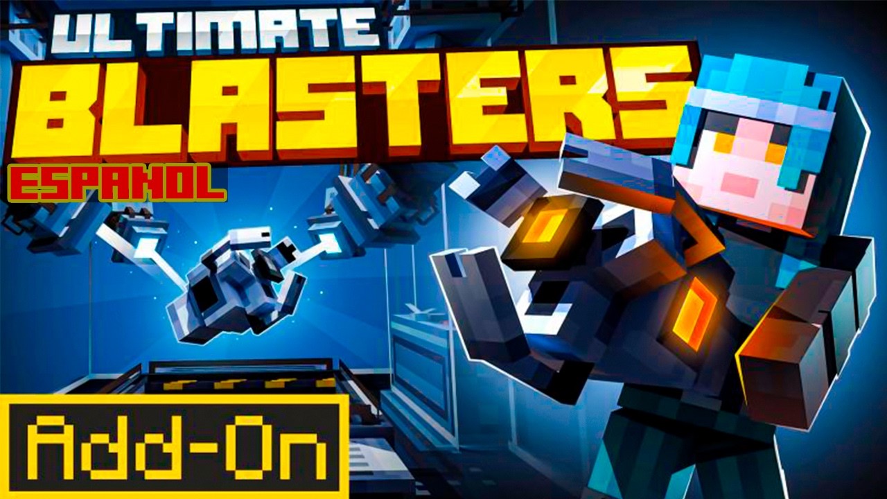 ULTIMATE BLASTERS Add-On | Estas son las Nuevas Armas Blaster de Minecraft bedrock 2024