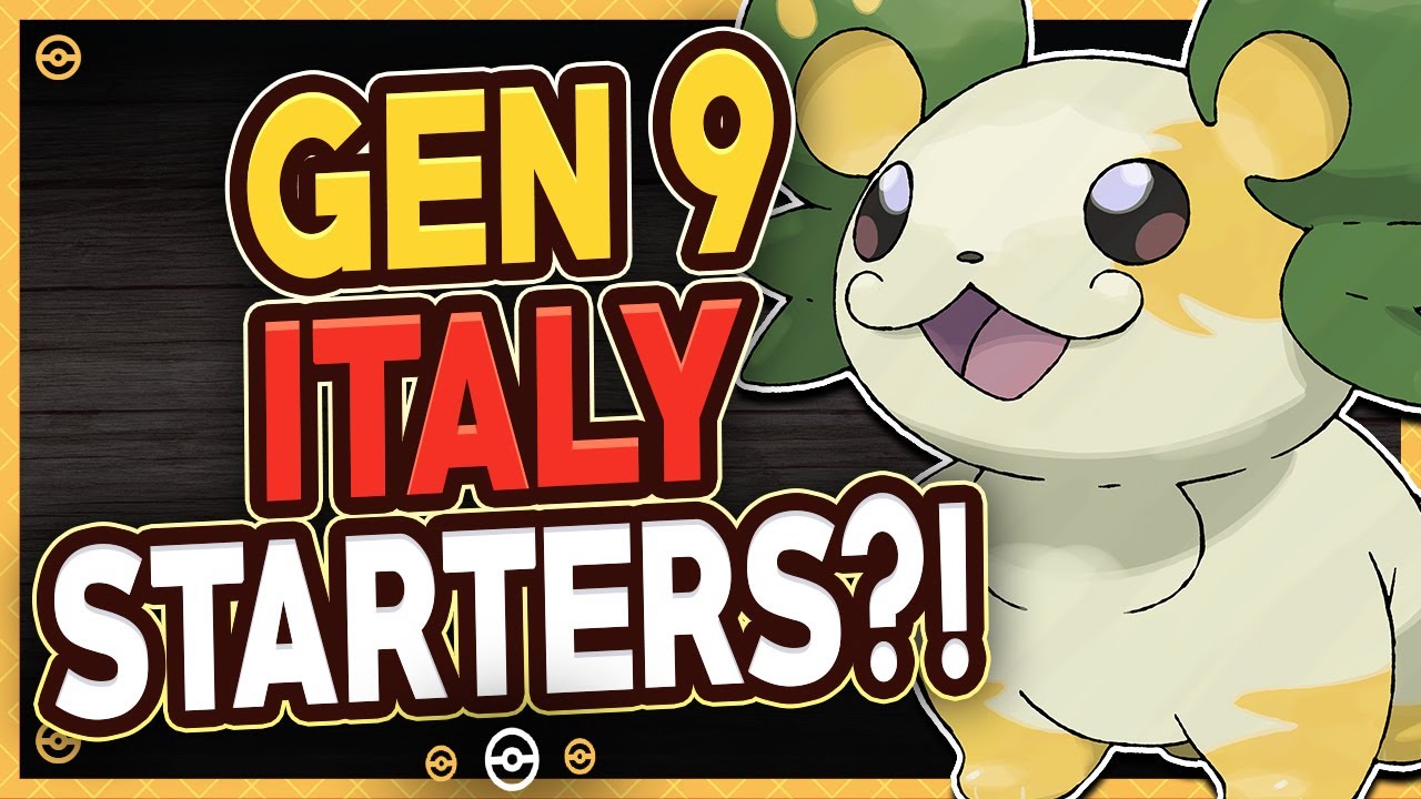 GEN 9 Pok&eacute;mon Region Potentially Revealed to be Italy! Here's What the STARTERS Could Look Like!