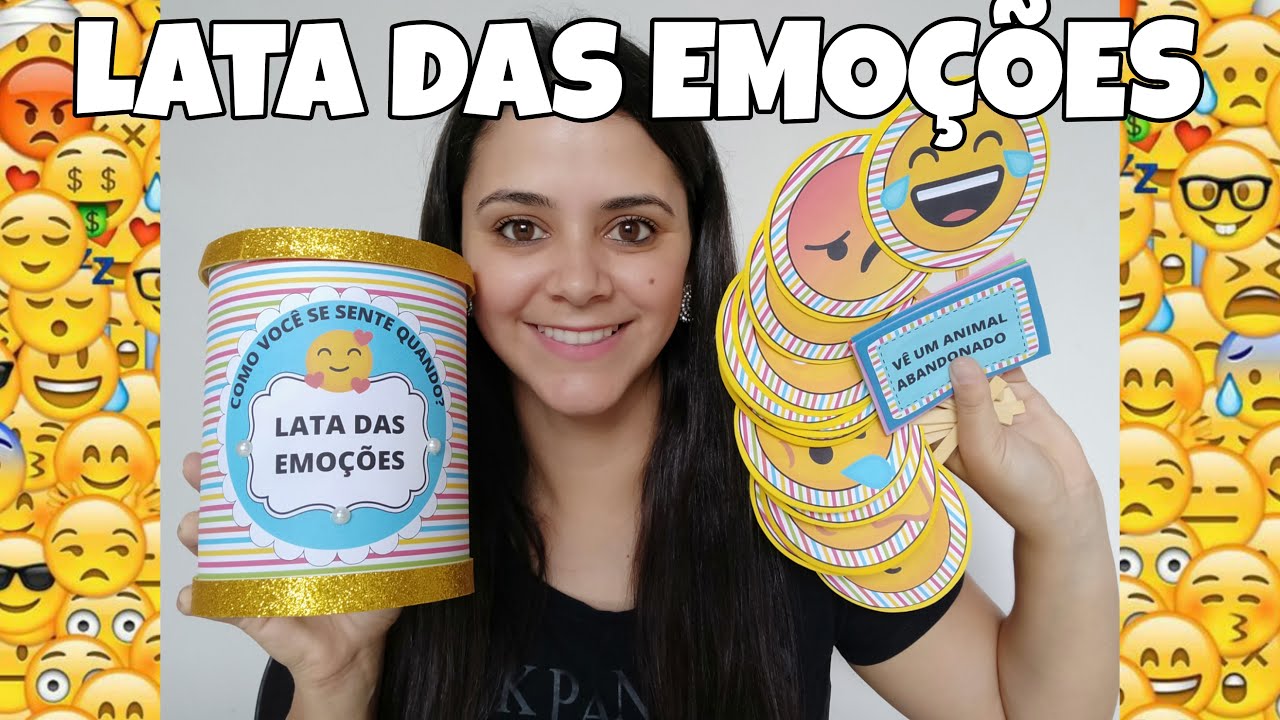 LATA DAS EMOÇÕES / recurso pedagógico para trabalhar as emoções e os sentimentos