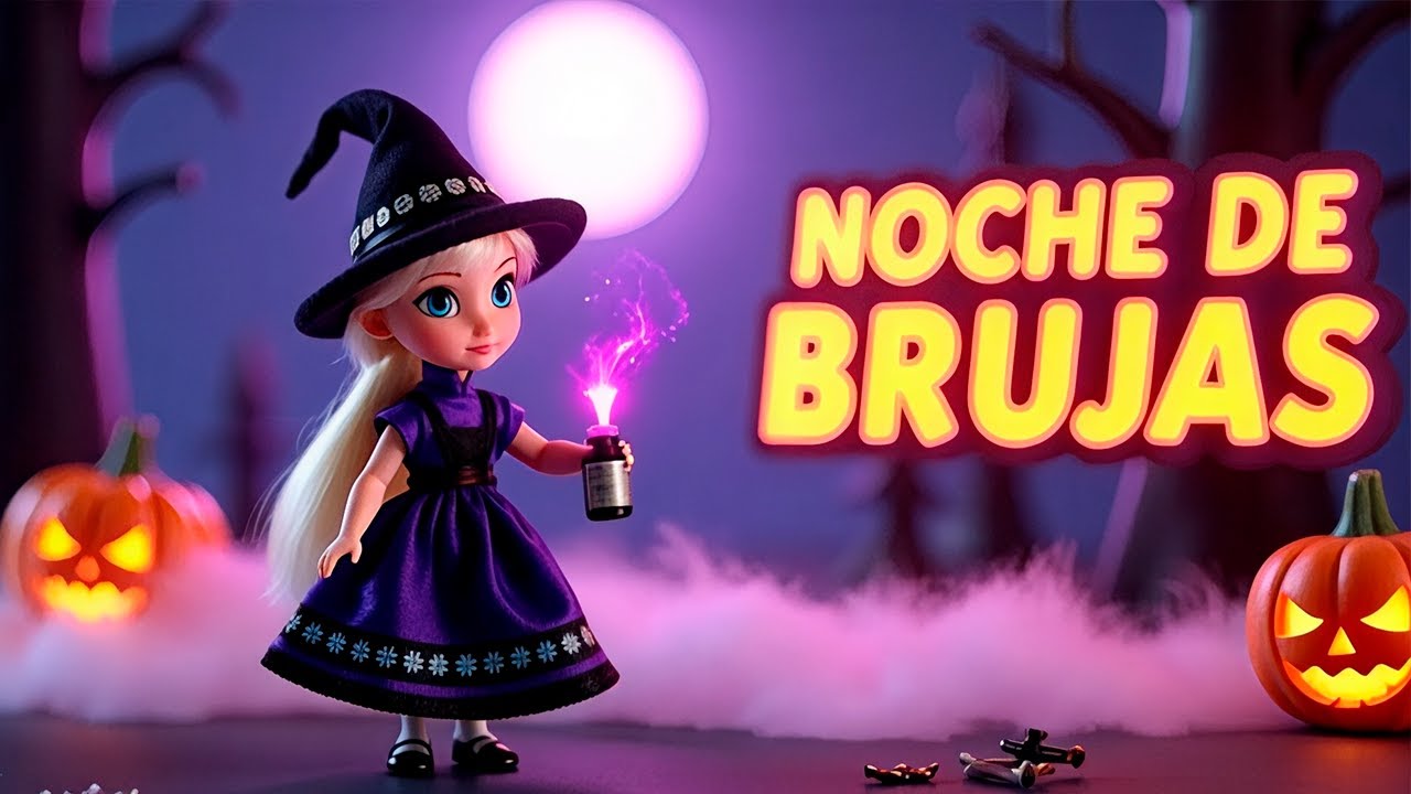🧙‍♀️❄️ ¡Elsa se Convierte en Bruja en la Noche de Halloween! 🎃✨ | Princesas de Disney 👑🌙