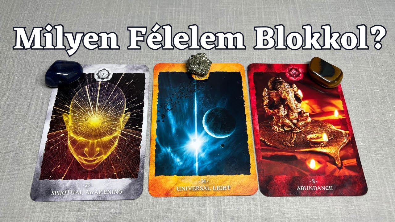 😱Milyen Félelem Blokkol?😱Hogyan tudod feloldani?💫Pakliválasztós🔮