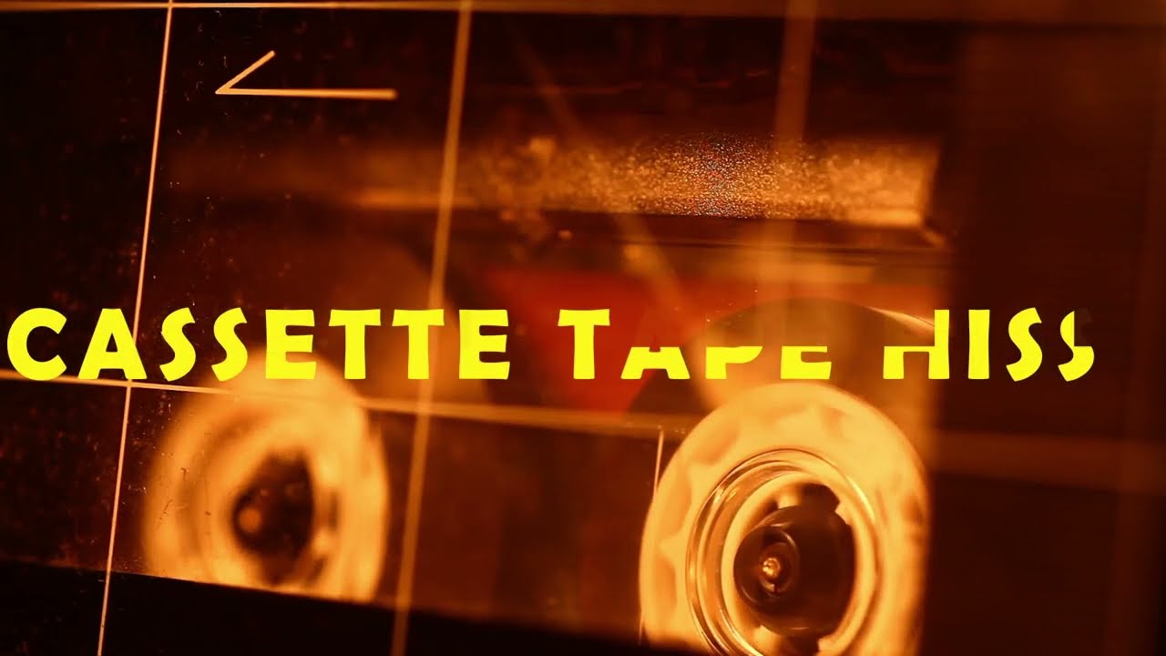 Cassette tape hiss | ASMR | ambient sound for anxiety, focus, or rest