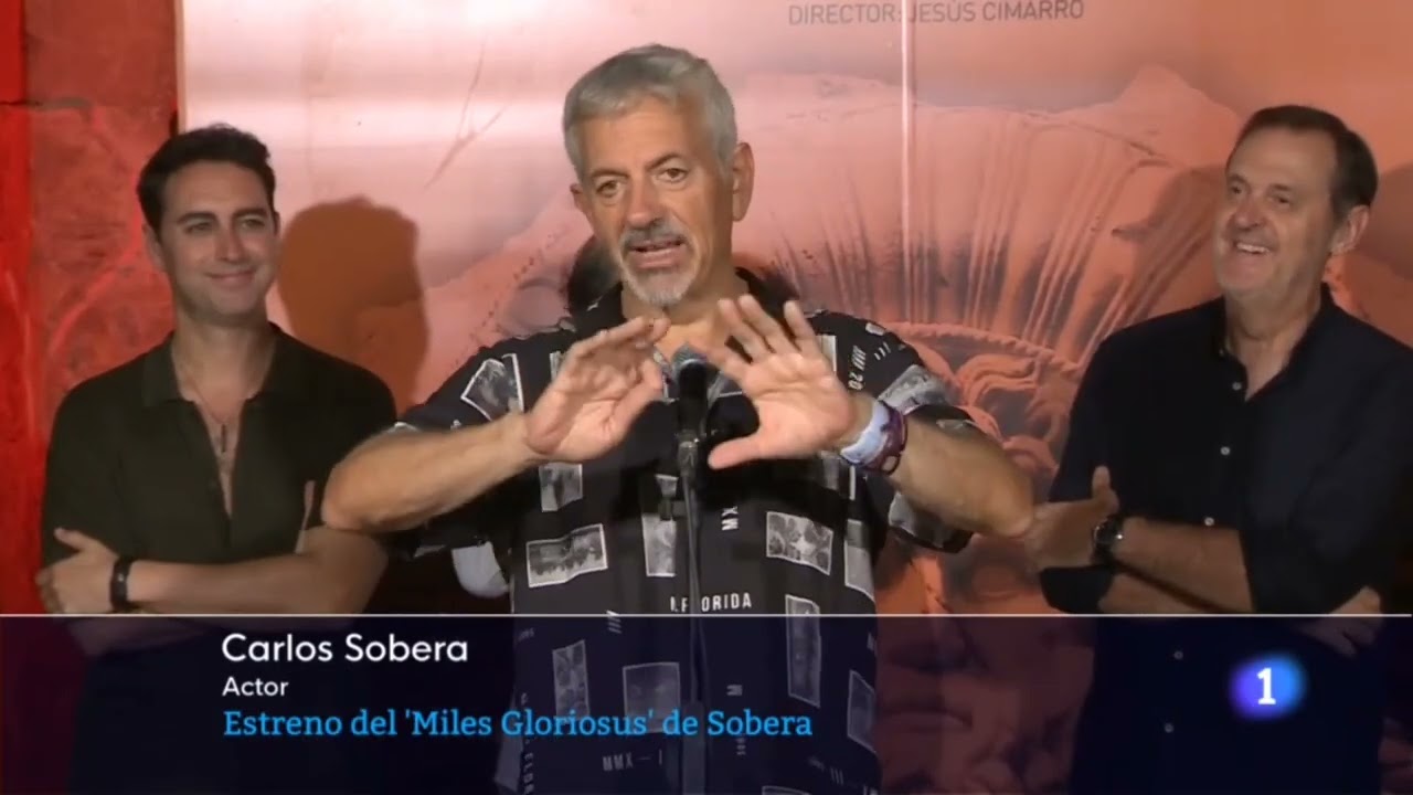 Estreno 'Miles Gloriosus' con Carlos Sobera en Mérida - (2022 08 04)