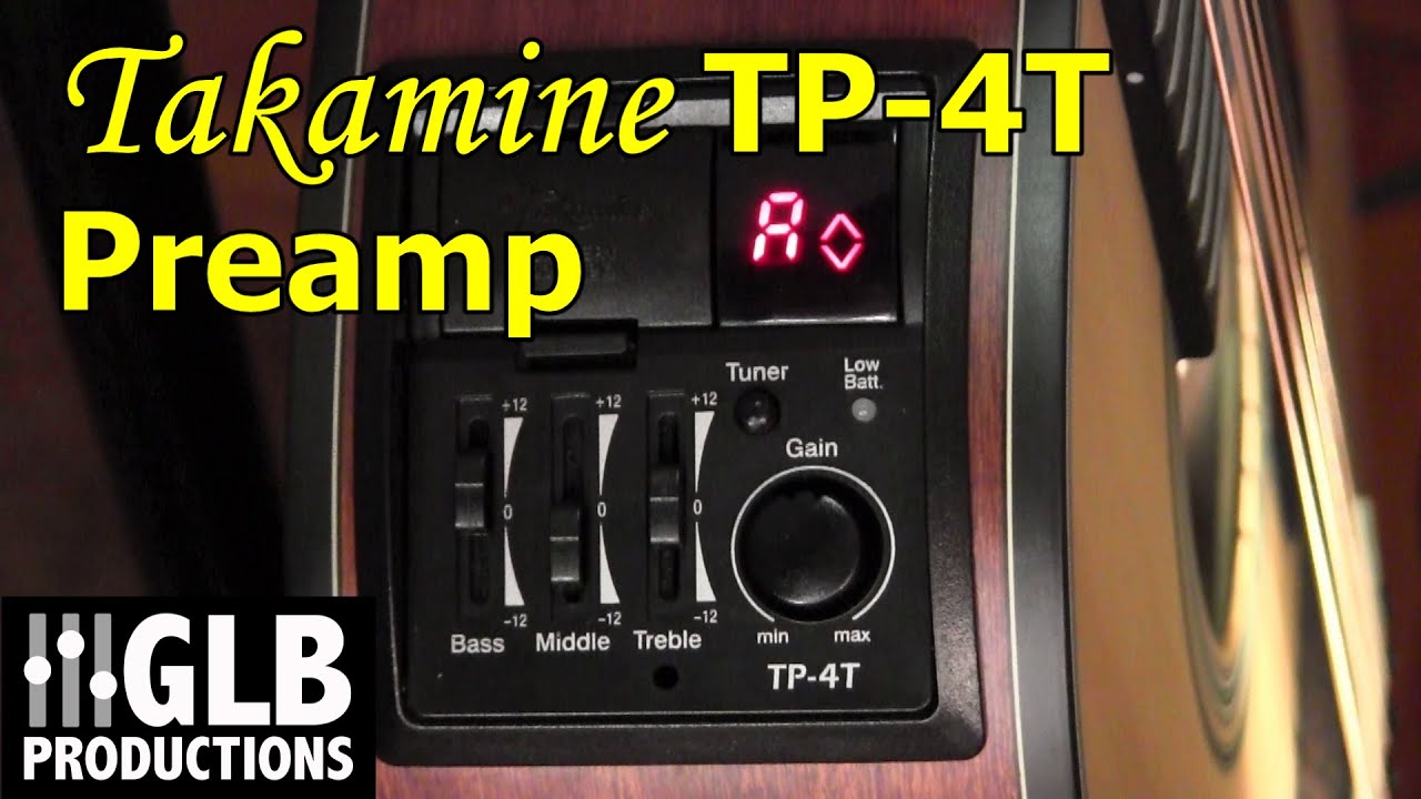 Takamine TP-4T acoustic guitar preamp review and user guide