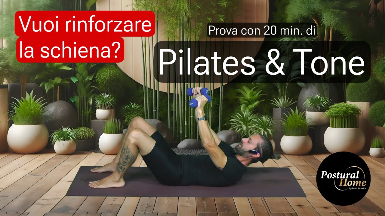 Vuoi rinforzare la schiena? Prova con 20 Min. a Casa di Pilates & Tone