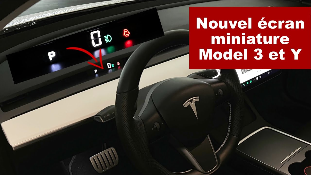 J'installe un nouvel écran pour Tesla Model 3 et Model Y, il est cool !