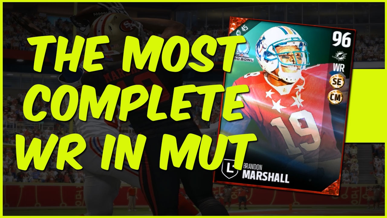 MUT 17 Gameplay | 99 Legend Brandon Marshall Gameplay - Most Complete WR In MUT!