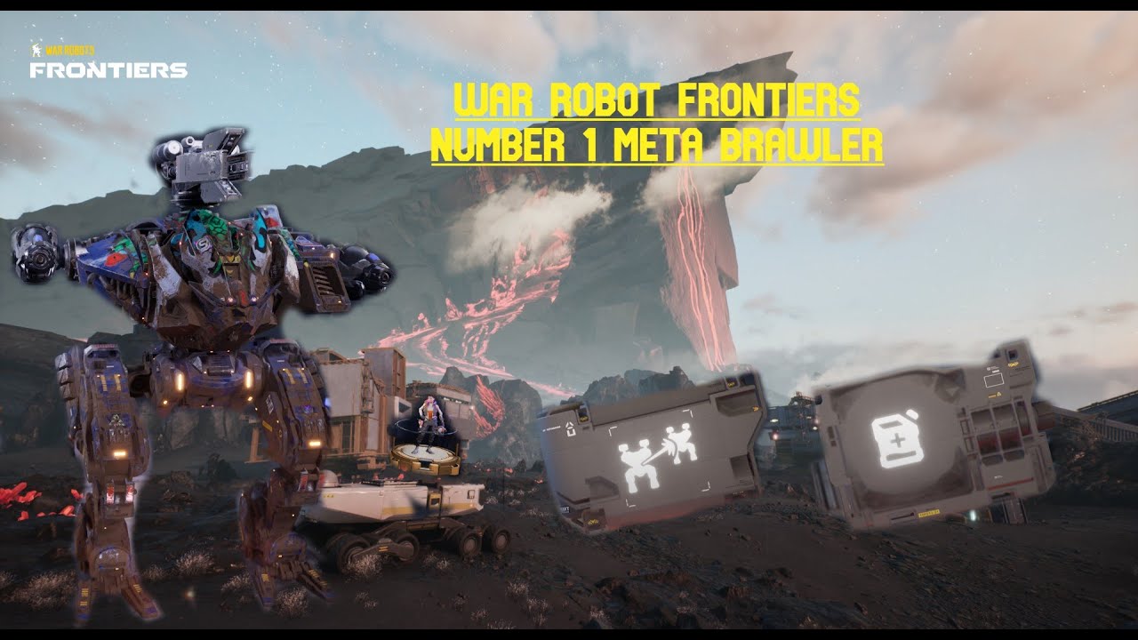 War Robot Frontiers Flame Fenrir Build (Best Brawler in Frontiers)