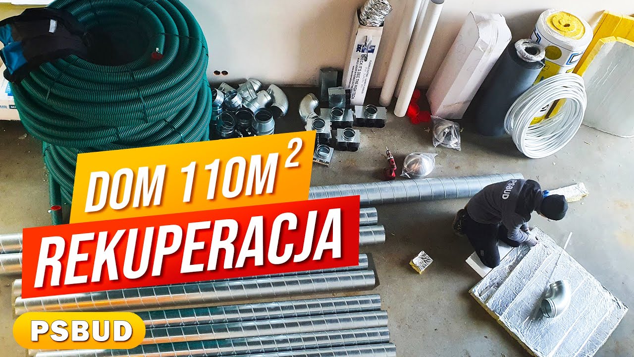 Rekuperacja w 4 Minuty. Pełen Opis Instalacji w Domu Parterowym.