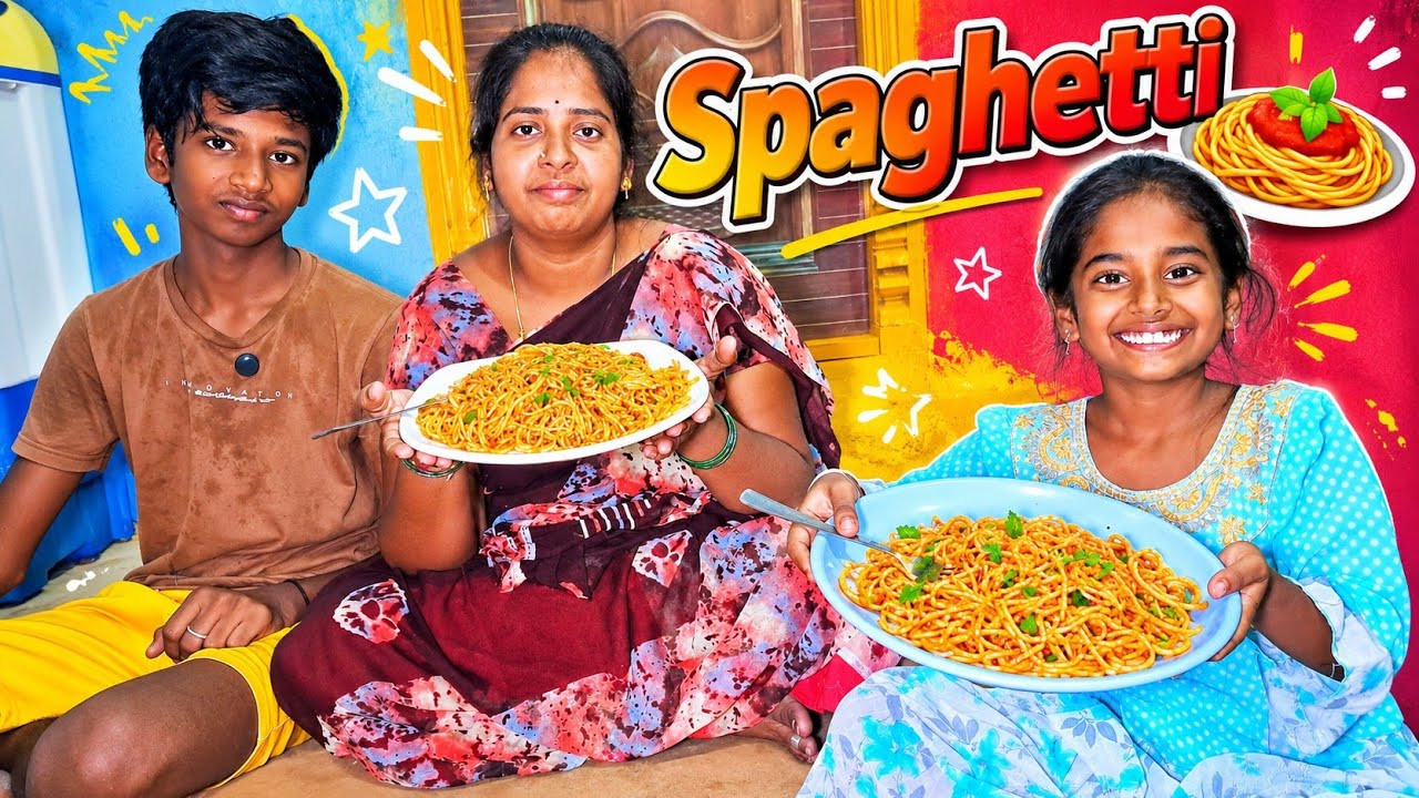 🌶️Spaghetti 🍝Special by Subash #meena #vlog #vlogs #cooking #food #peterudathey #family #funny 