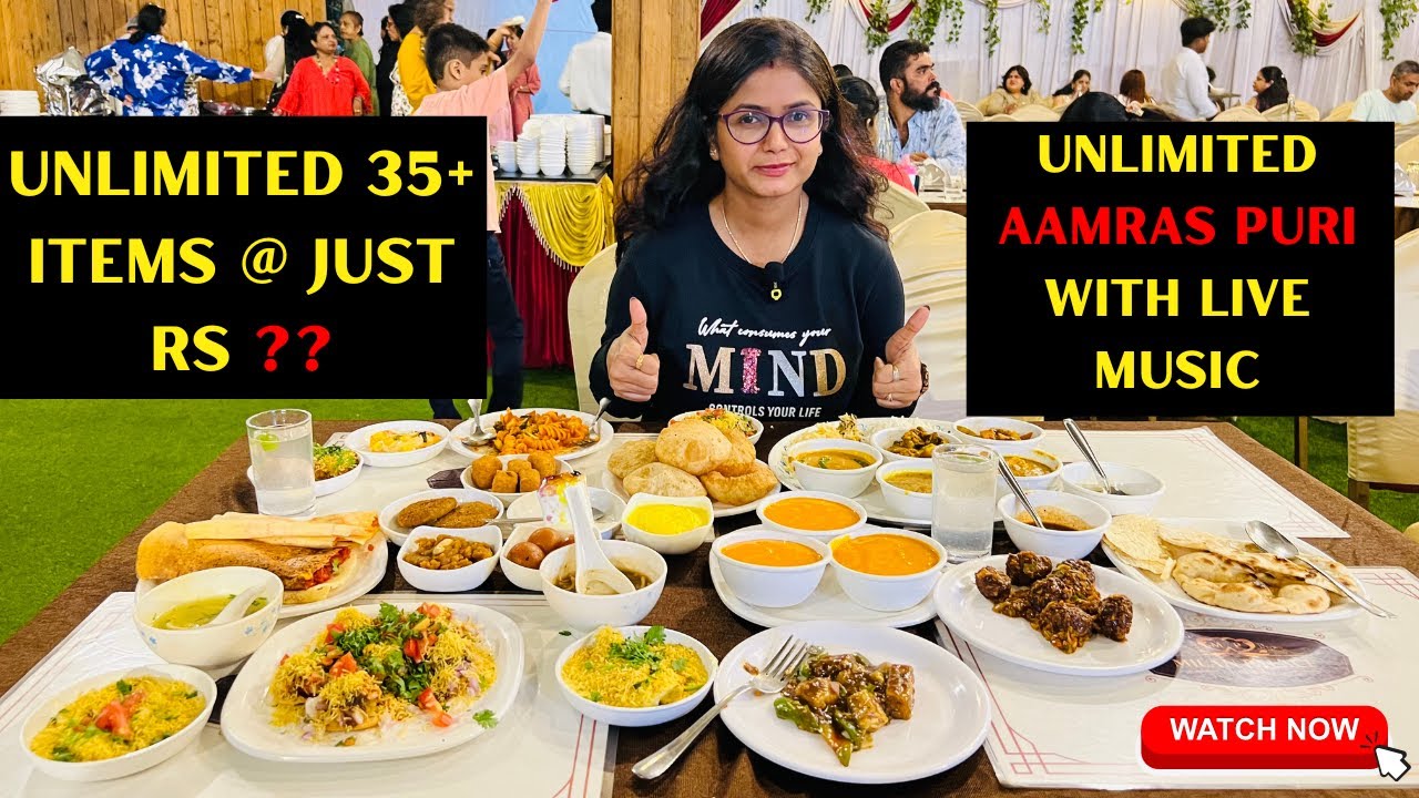 Unlimited Aamras Puri | Unlimited Food Milan Palace Mira Road | Unlimited food Bhayander