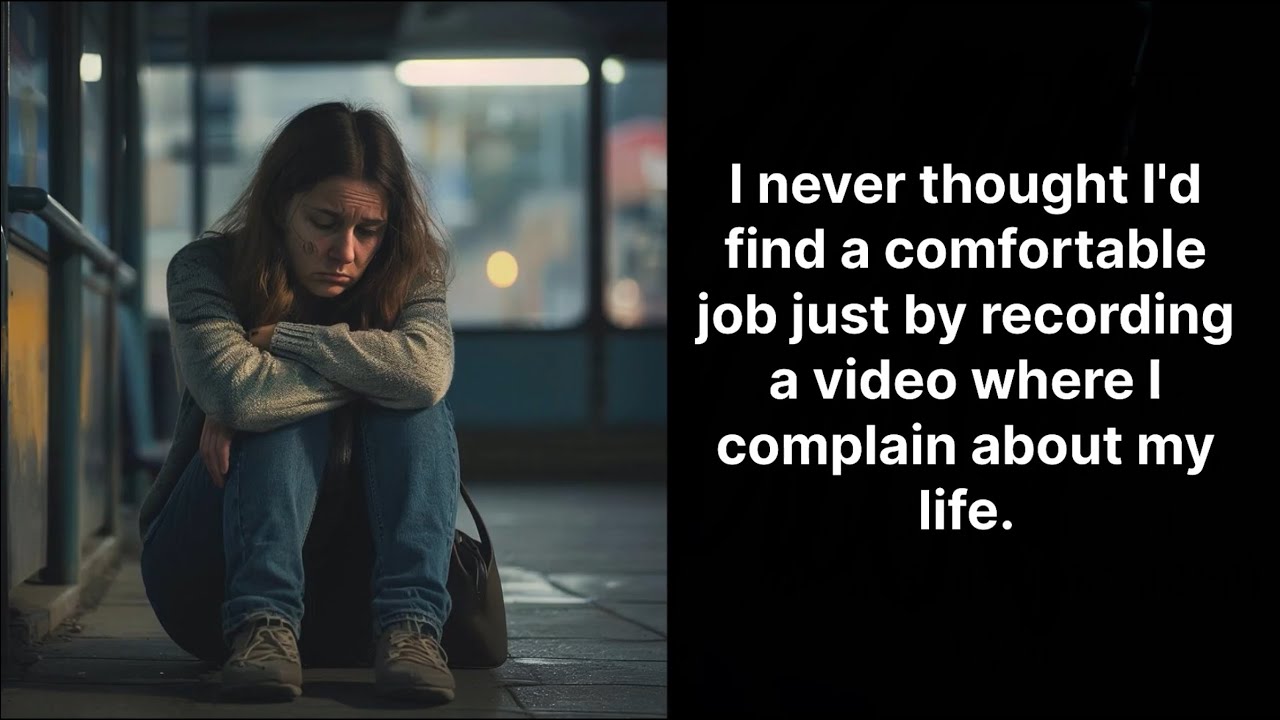 I never thought I'd find a comfortable job just by recording a video where I complain about my life.