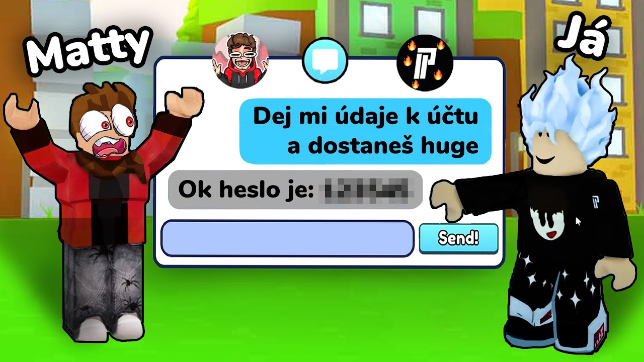Učím YouTubery Pet Simulator99! (a u toho je trollím)