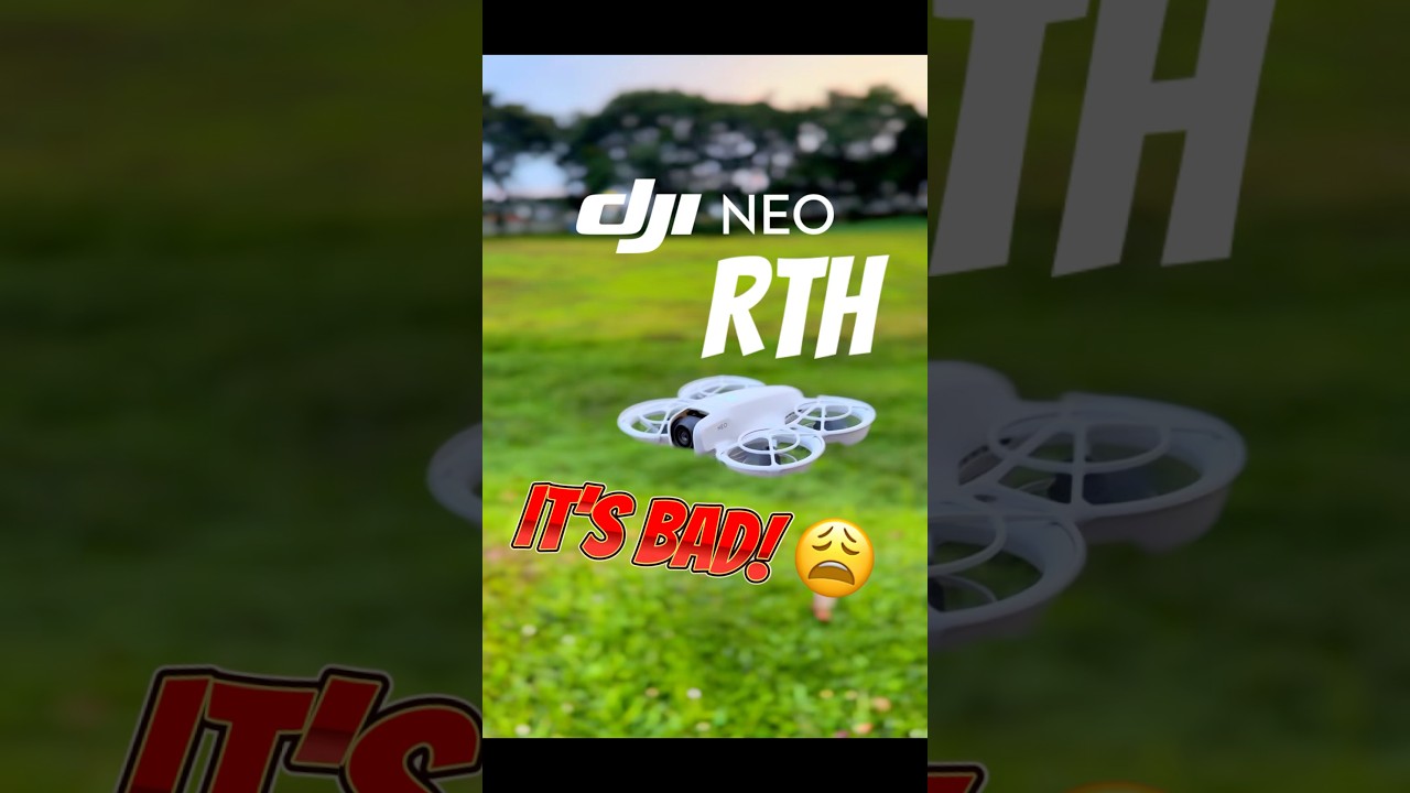 DJI Neo RTH accuracy | How bad is it? #shorts #drone #youtuber
