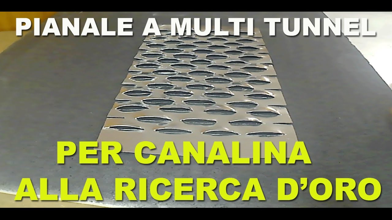 COME Costruire PIANALE A MULTI TUNNEL da Fissare Alla Canalina! Fai Da Te