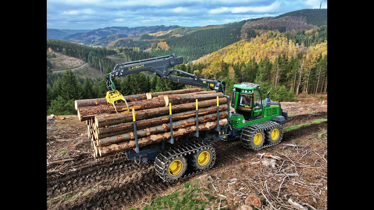 🌲*CabView* John Deere 1510G • Ponsse Elephant & John Deere • Perfect Forwarder Team? • Klute-Lenze 🌲