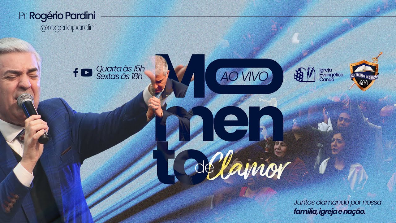 MOMENTO DE  CLAMOR  - PR. ROGERIO PARDINI  - LIVE  - 18/02/2026
