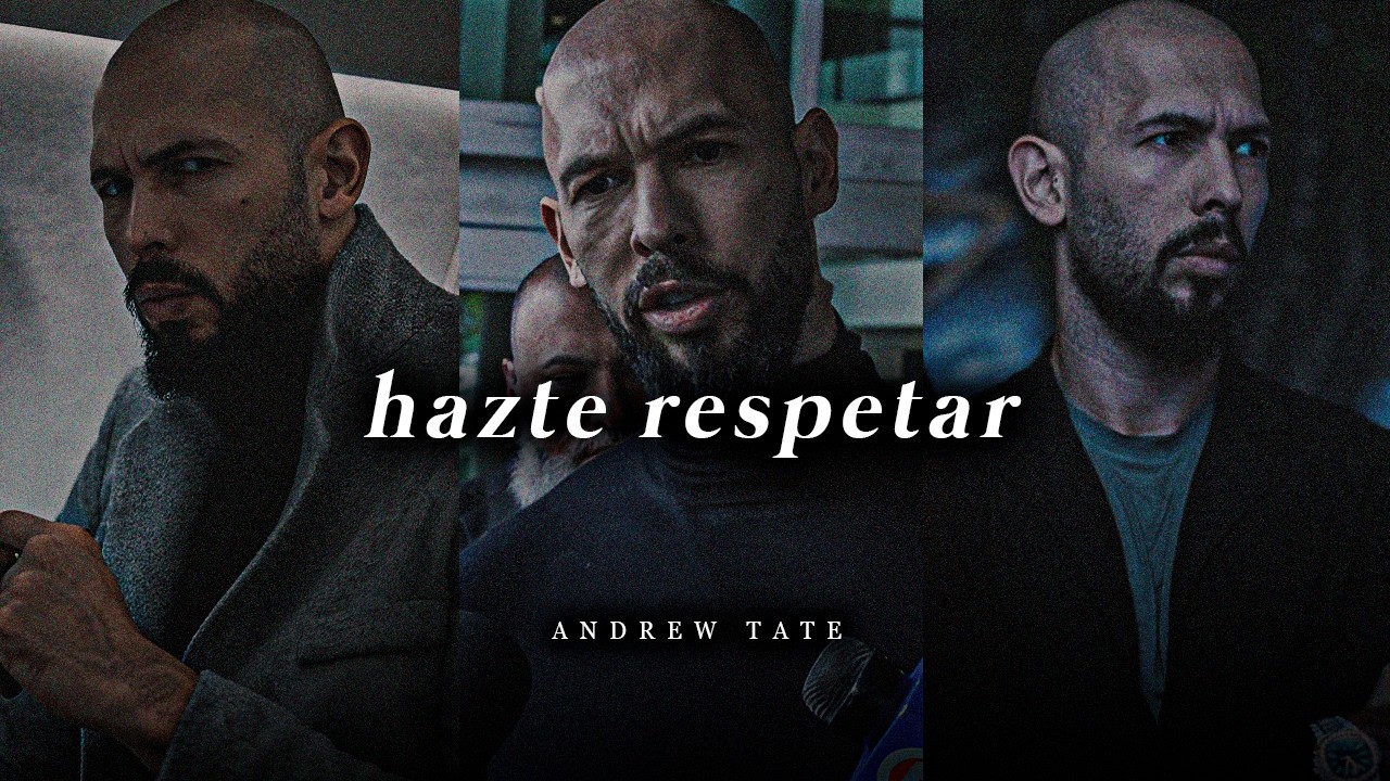 𝐇𝐀𝐙𝐓𝐄 𝐑𝐄𝐒𝐏𝐄𝐓𝐀𝐑: Cómo hacerte peligroso y transmitir un aura de miedo - Andrew Tate (Motivación)