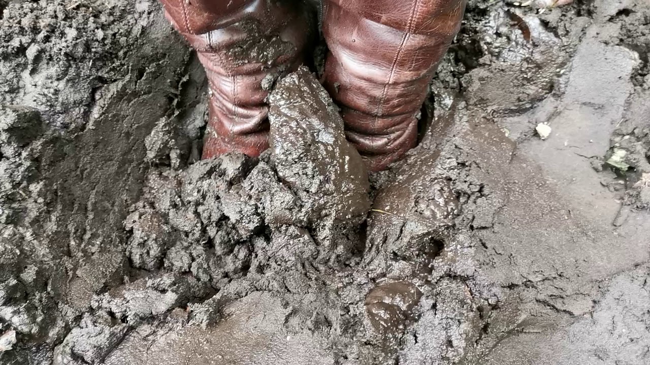 Buffalo Stiefel in Matsch