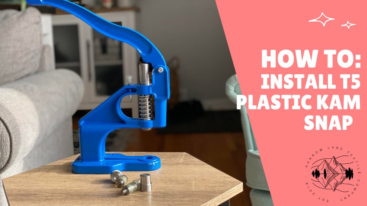 How To : Install T5 plastic snaps ( Kam Snaps )
