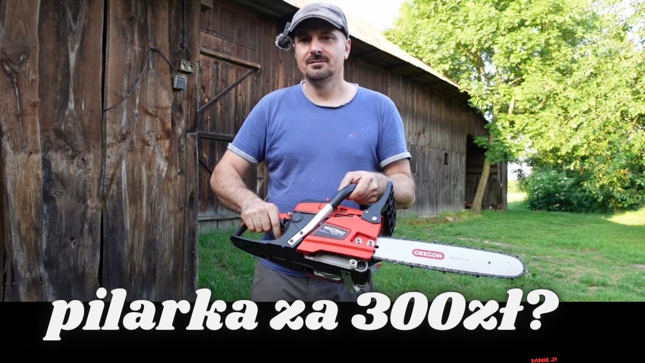 Tania pilarka spalinowa Kraft&Dele KD5014, niespodziewanie dobra jak na swoją cenę.