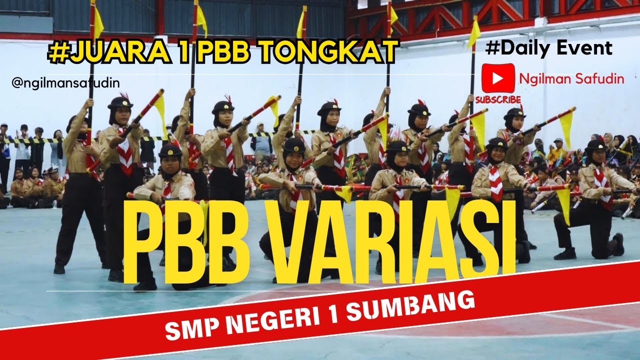SANG JAWARA || JUARA 1 PBB VARIASI TONGKAT PUTRI || KWARCAB BANYUMAS|| SMP NEGERI 1 SUMBANG