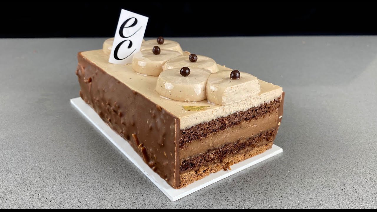 Tarta Cremosa de Café y Chocolate / Creamy Coffee & Chocolate Cake